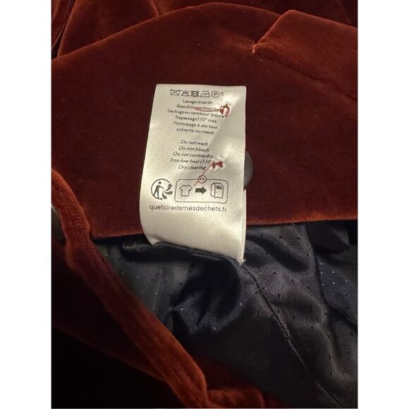 Sezane size US 10 (42) veste romane sienne blazer suit jacket - NWT - Picture 13 of 14